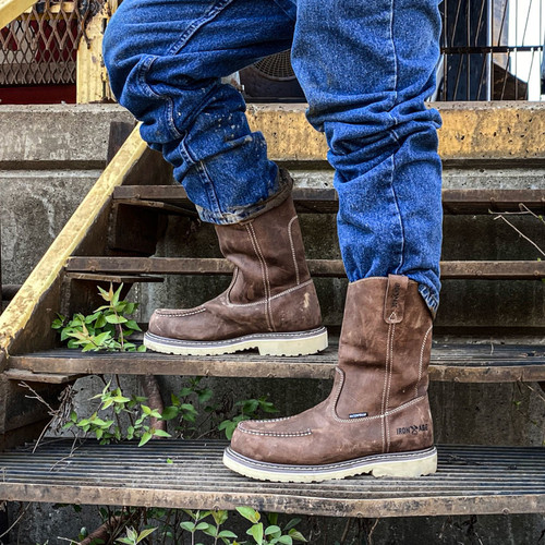 Iron Age Solidifier IA5093 - Pull On Moc Toe Waterproof Work Boots
