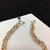 Argentium & 14KT Gold-filled Byzantine bracelet - 16 gauge