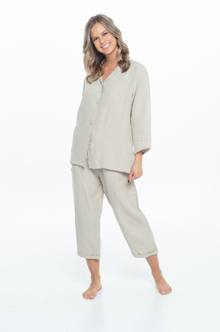 Natural Linen 3/4 Top
