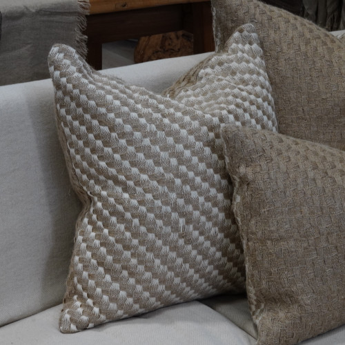Hale Linen Cushion Cover Natural 50 X 50 cm