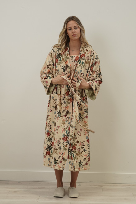 Wildflower Field Velvet Robe