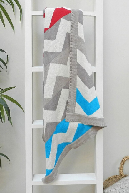 Baby Blanket Chevron 