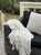 Ivory Throw with Fringes