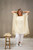 Maria Oversized Short Kaftan Yellow & White Stripes