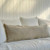 Briar Reversible Frayed Linen Cushion Cover 40 x 120 cm