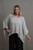 Liza Fringed Poncho Top Bone