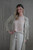 Audrey Long Linen Cardigan Natural Spaced Vertical
