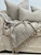 Audrey Linen Bed Throw Bone 130 x 220 cm