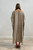 Erika Oversized Kaftan - Sepia Tint Stripe