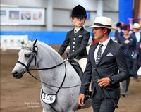 The Nationals 2015, Photo with WHE Patent Leather Noseband and Number Holder. Photo courtesy of Jess Stalling Photography Credit to Angie Rickards.