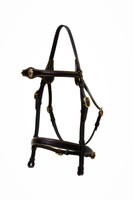 Image shows Snowy Mountains Barcoo Headpiece with Noseband . Note the headpiece is not included.