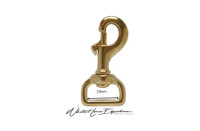 SQUARE EYE SNAP HOOKS – BRASS