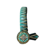Green & Gold Browband 14.5"