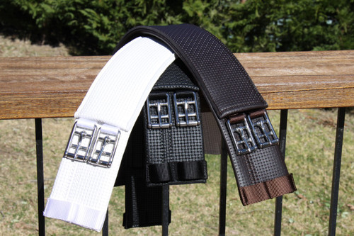 Images Features White, Black  & Brown Girths.