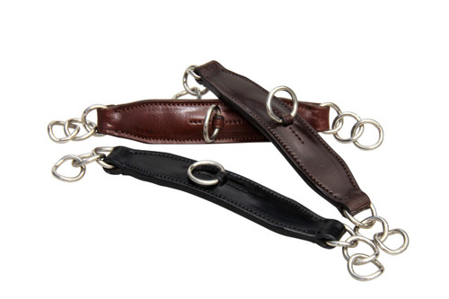 Imperial Collection Leather Curb Chain