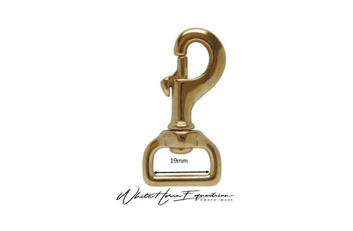 SQUARE EYE SNAP HOOKS – BRASS