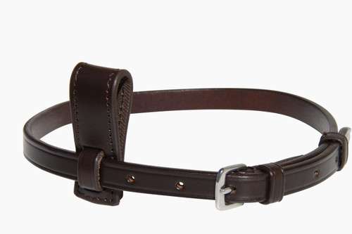Image shows Removable Stitched Flash Converter/ Attachment with Flash Strap, in Havana Leather.