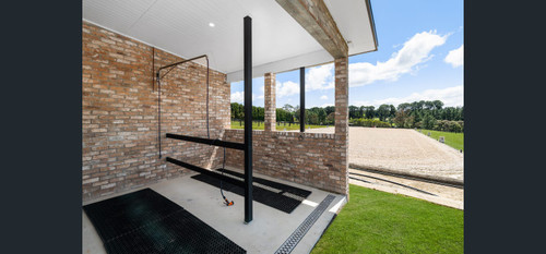 Stainless Steel Boom in situ at a magnificent NSW property