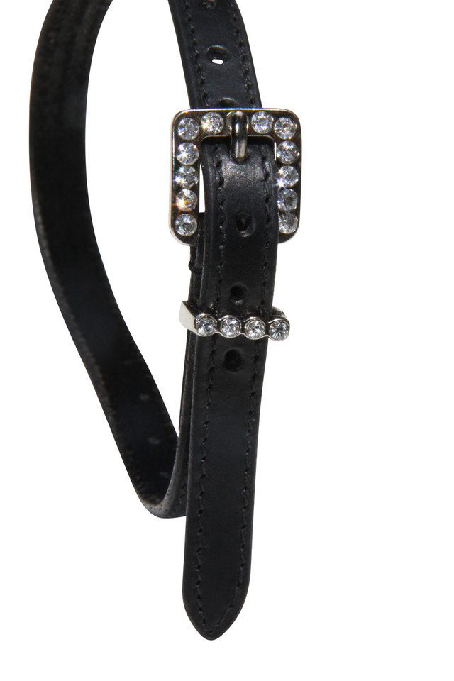Ladies Bling Stitched Spur Straps with Crystals