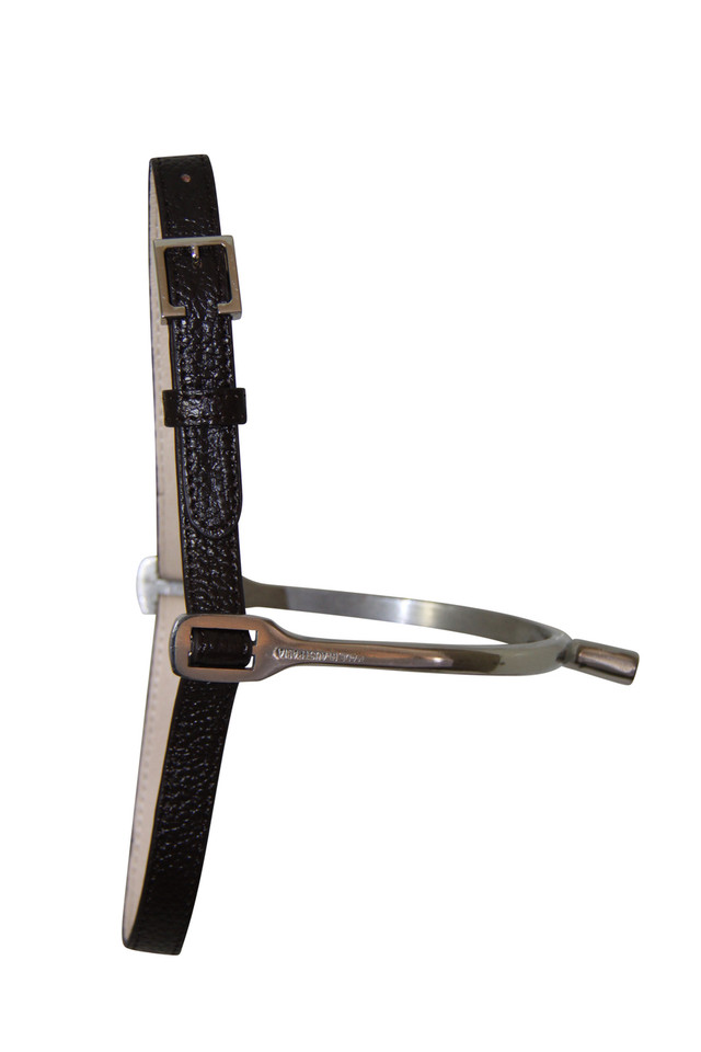 Celebrity Collection Spur Strap in Classic Brown. Please note, spurs are not included.