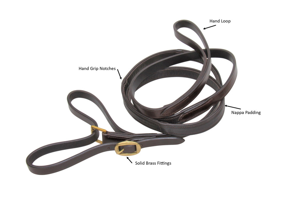 Imperial Collection Nappa Padded Butterfly Lead with Hand Notches.