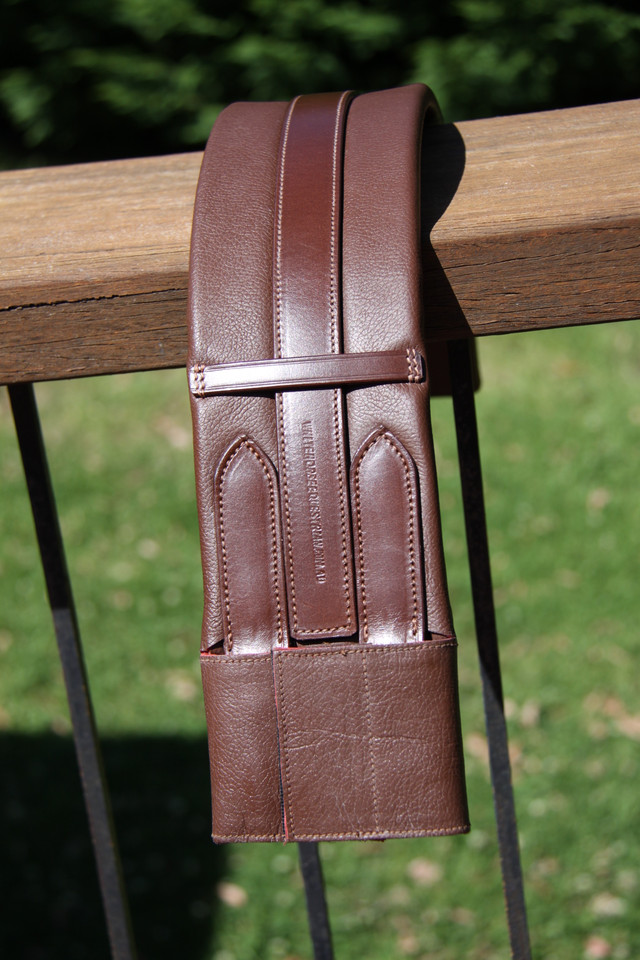 Luxury Leather Padded Oak Girth 75cm and 80cm