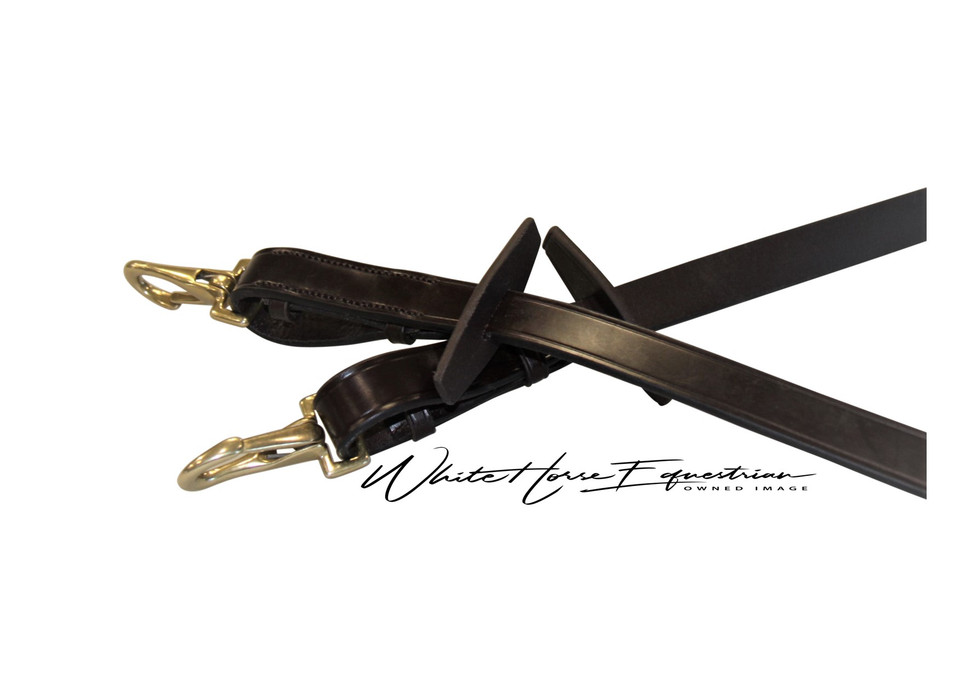 Brass Rein Clips not included, available separately.