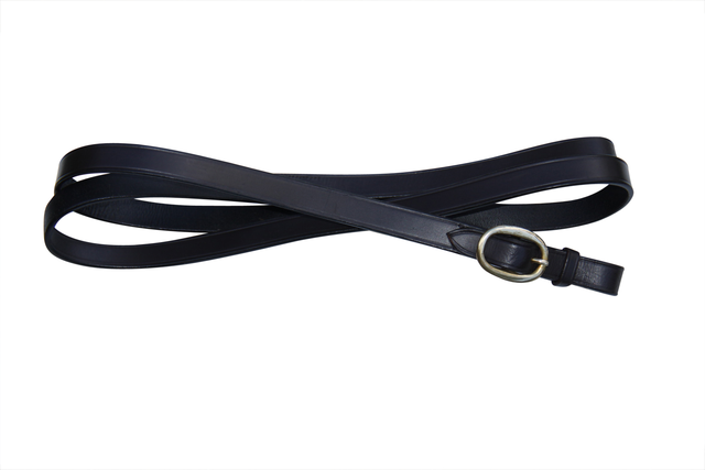 Leather Lead with Brass Swage Buckle.
