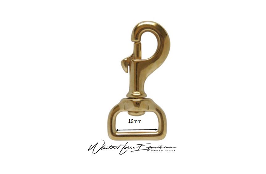 SQUARE EYE SNAP HOOKS – BRASS