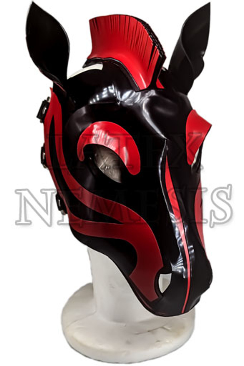 Red Oni Mask Plastic Mask 2