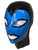 Large - Black with Semi-Trans Blue Face - Smooth Trim