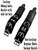 Heavy 3mm rubber restraints