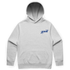AS Colour - White Marle Relax Hood with front pocket VCR Print