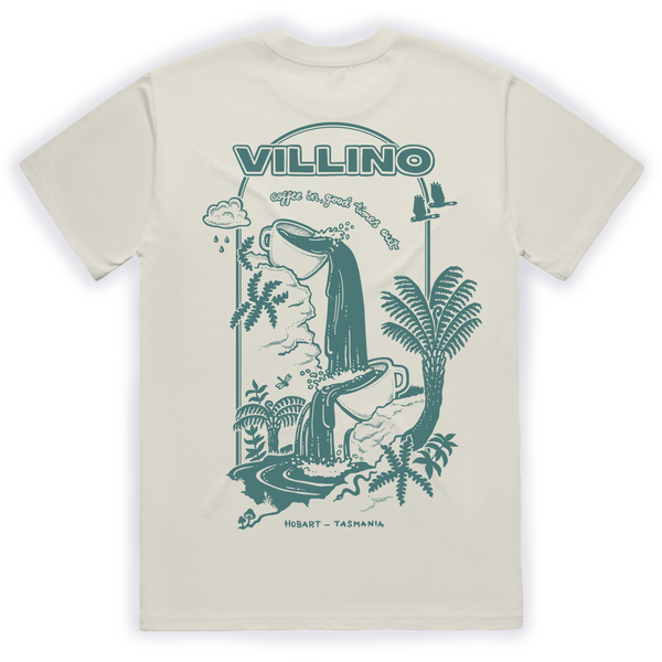 Waterfall Tee - Men's Ecru Shirt