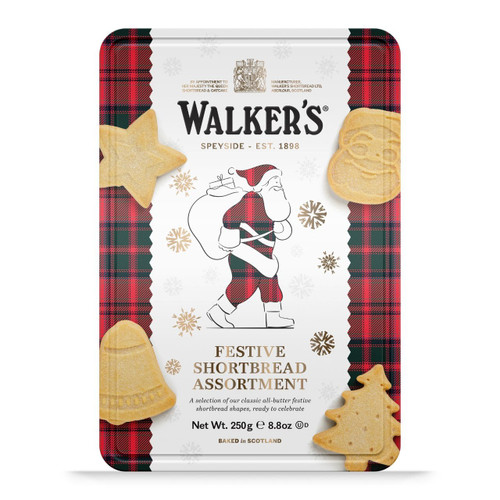 Festive Santa Tin 8.8 oz