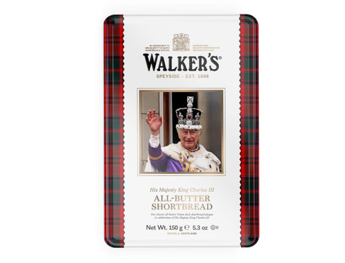 King Charles III Limited Edition Shortbread Tin