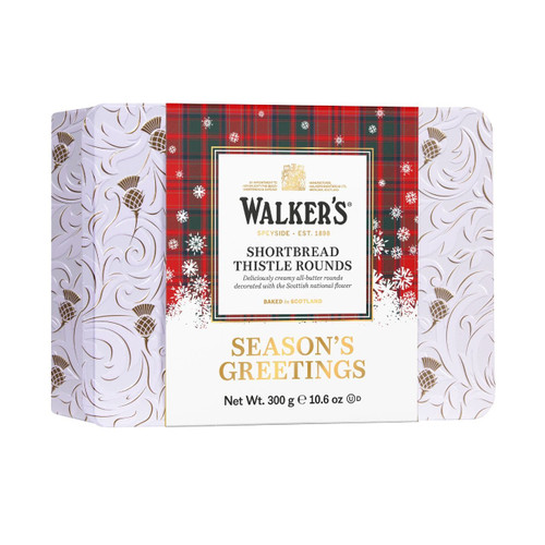 Season's Greetings Shortbread Tin