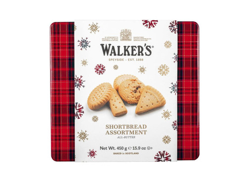 Festive Shortbread Assortment Tin 15.9 oz