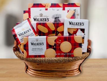Walker's Shortbread gift baskets