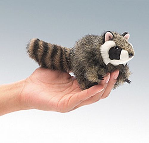 Folkmanis - Mini Raccoon Finger Puppet