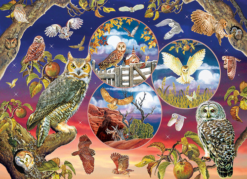 Cobble Hill - Owl Magic 1000 Piece Puzzle