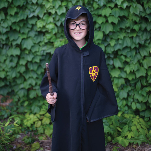 Great Pretenders - Wizard Cloak & Glasses Size 7-8