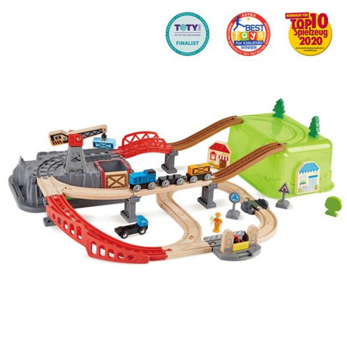 Hape - Railway Bucket Builder Set