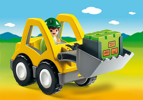 Playmobil 1,2,3 - Excavator 