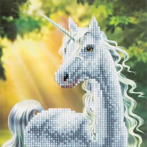 Crystal Art - Card Kit Sunset Unicorn