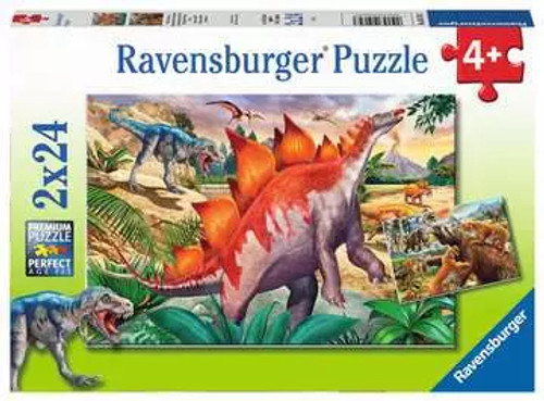 Ravensburger Puzzle Jurassic Wildlife 2X24 pieces