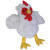 Wild Republic - Chicken Stuffed Animal 7"