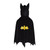 Bat Cape With Hood, Black, Size 5/6