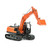 Excavator Orange 2 sheets