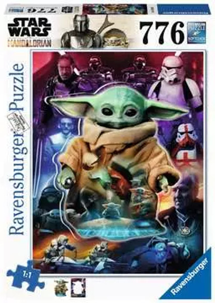 Ravensburger Shaped Puzzle - The Mandalorian Gorgu's Journey 776 piece